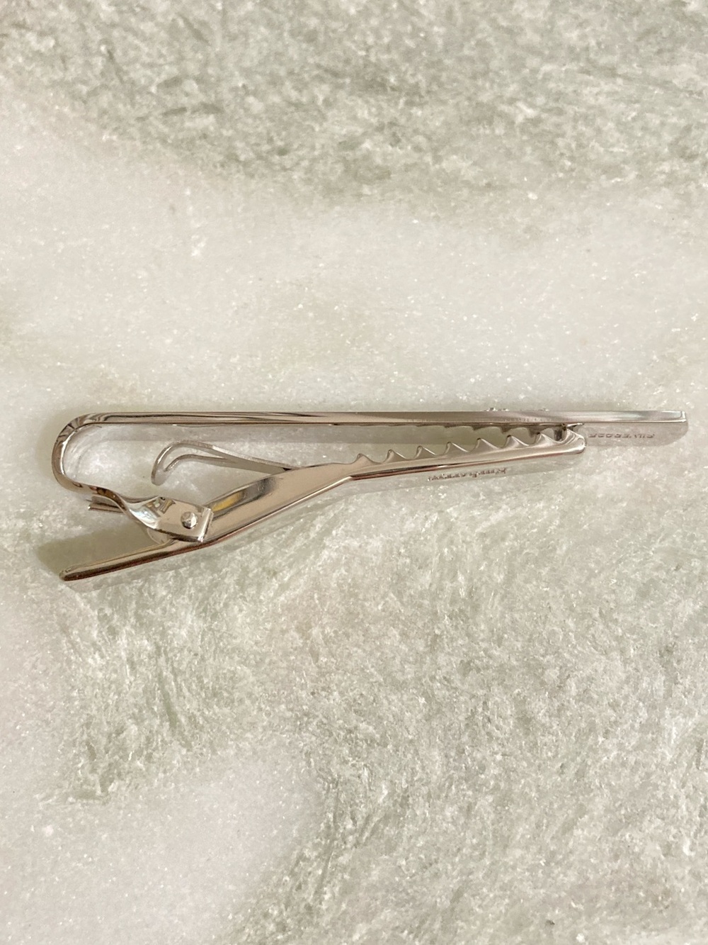 Burberry 925 Silver Tie Clip Vintage - Picture 2 of 7
